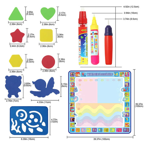 Magic Water Drawing Mat - Coloring Doodle Mat