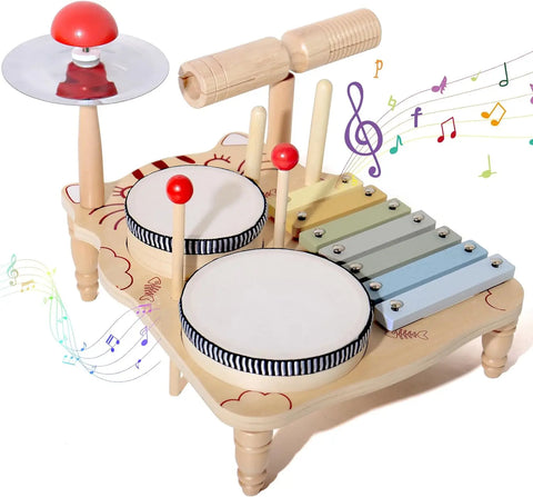 Wooden Xylophone Drum