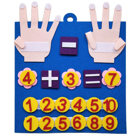 Learn to Count - Tooddler Math Felt Board Finger