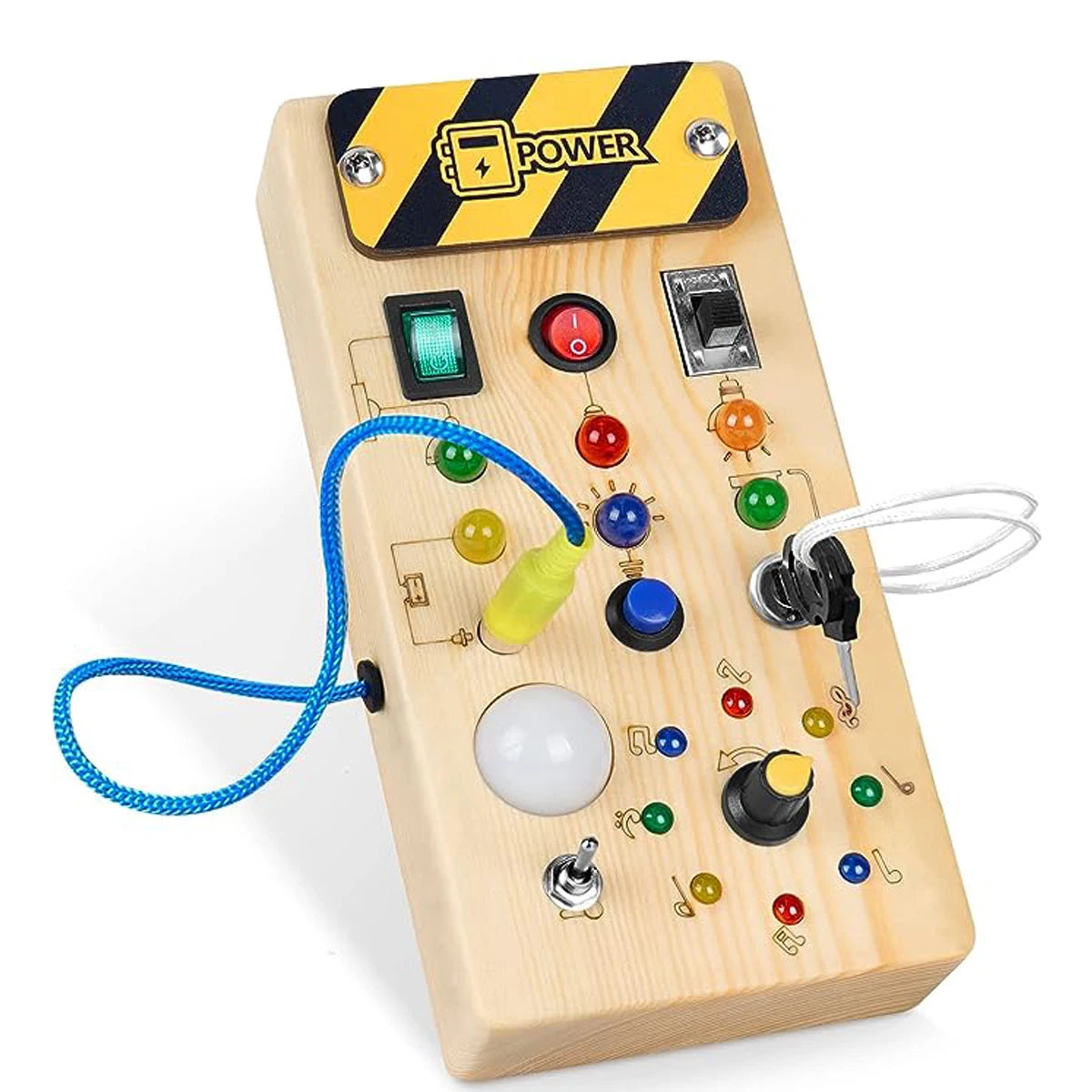 Board Sensory Wooden - LED Light / Switch Control