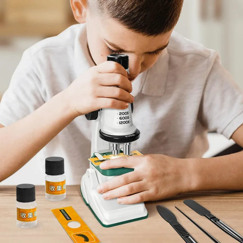 Science Microscope Kit for Children - 4 Colors