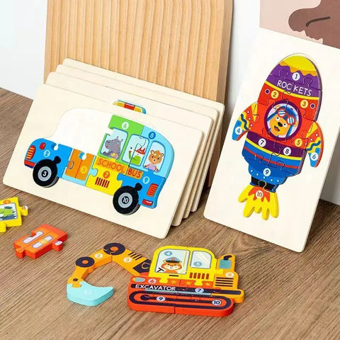 High Quality Wooden Puzzles board