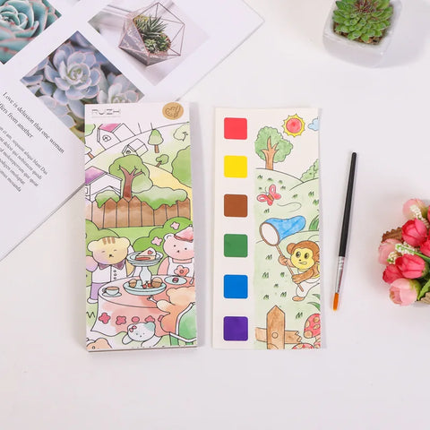 Children's Watercolor Coloring Book / Drawing Toys