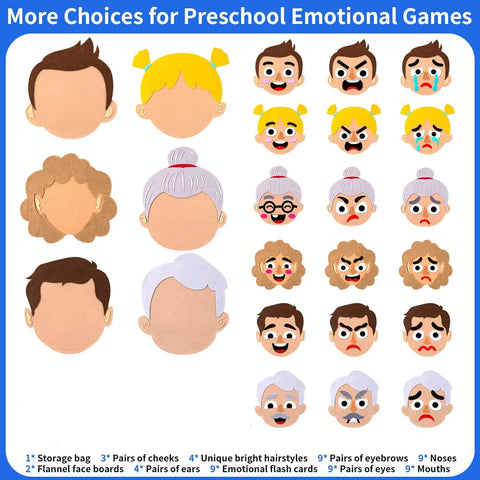 Learning Social Emotional Boards - Sensory Toys