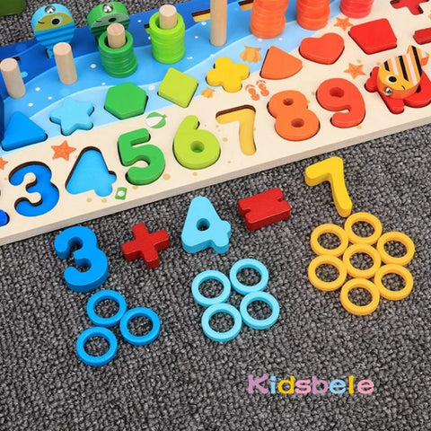 Montessori Wooden Worlds/Numbers Puzzle Sorting