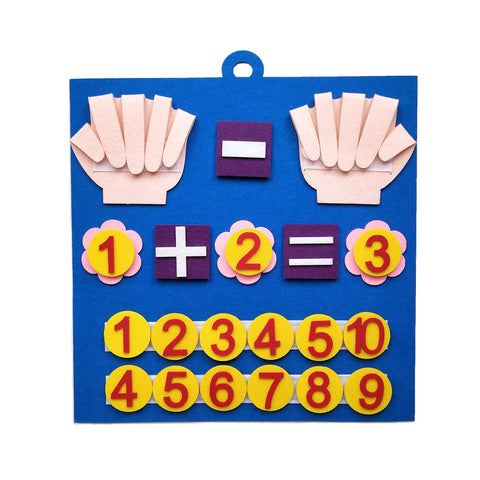 Learn to Count - Tooddler Math Felt Board Finger